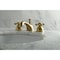 Kingston Brass KS3967AX 8" Widespread Bathroom Faucet, Brushed Brass KS3967AX - alternate 3